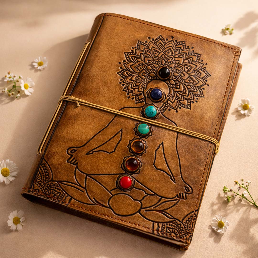 Chakra Healing Leather Journal