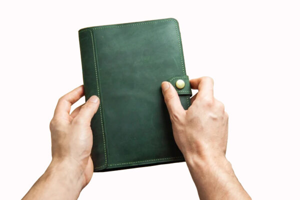Leather Journal Refillable Writing Notebook - Image 2